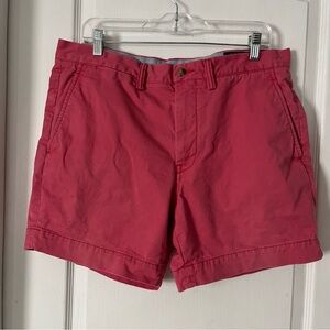 Polo by Ralph Lauren Red Flat Front Shorts